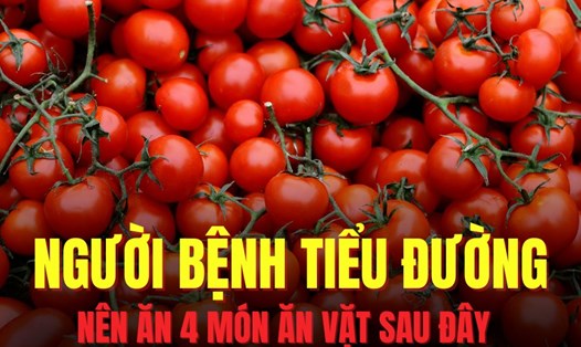 4 món ăn vặt hỗ trợ ổn định lượng đường cho các bệnh nhân tiểu đường. Đồ họa: Hoài Lan