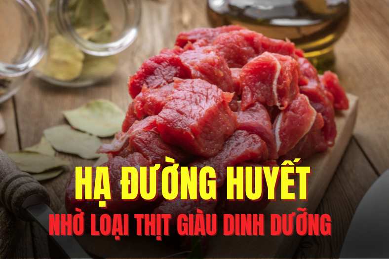 Using beef in a balanced way can effectively support lowering blood sugar. Graphics: Hai Ly