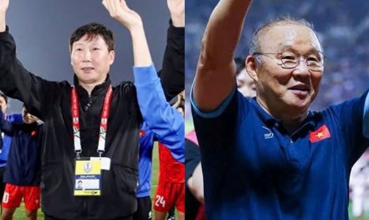 Truyền thông Hàn Quốc kì vọng huấn luyện viên Kim Sang-sik có nhiều thành công cùng bóng đá Việt Nam giống ông Park Hang-seo. Ảnh: VFF/Thanh Vũ
