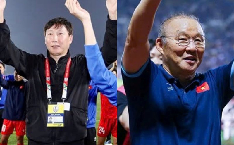 Korean media expects coach Kim Sang-sik to have many successes with Vietnamese football like Mr. Park Hang-seo. Photo: VFF/Thanh Vu