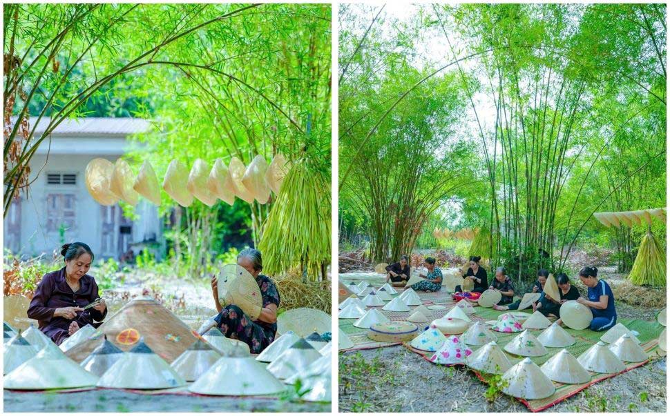 Created by the talented hands of artisans, Phu Gia horse hats have outstanding durability and can be used for 150 to 200 years. Photo: Dung Nhan