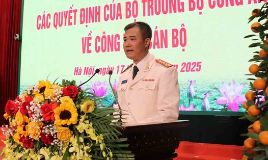 Đại tá Nguyễn Ngọc Quyền - tân Phó Giám đốc Công an Hà Nội - vừa được bổ nhiệm tuần qua. Ảnh: Công an Hà Nội