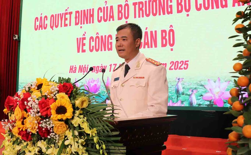 Colonel Nguyen Ngoc Quyen - the new Deputy Director of Hanoi Police - was appointed last week. Photo: Hanoi Police