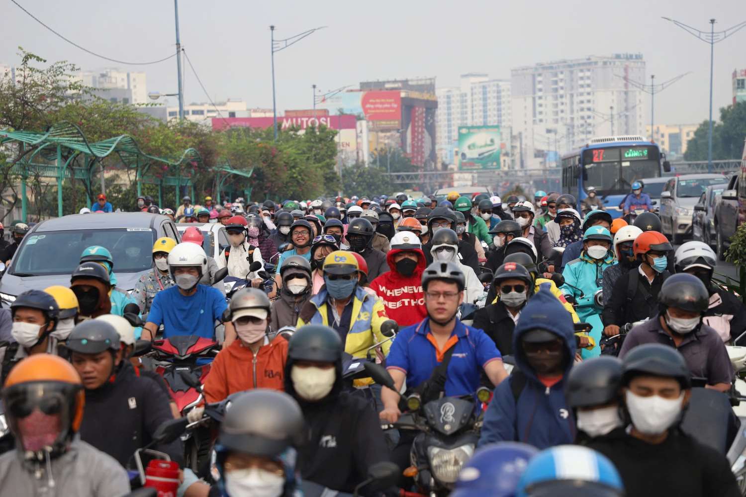 The weather in the South is not rainy, the weather is cold. Illustration photo: Minh Quan