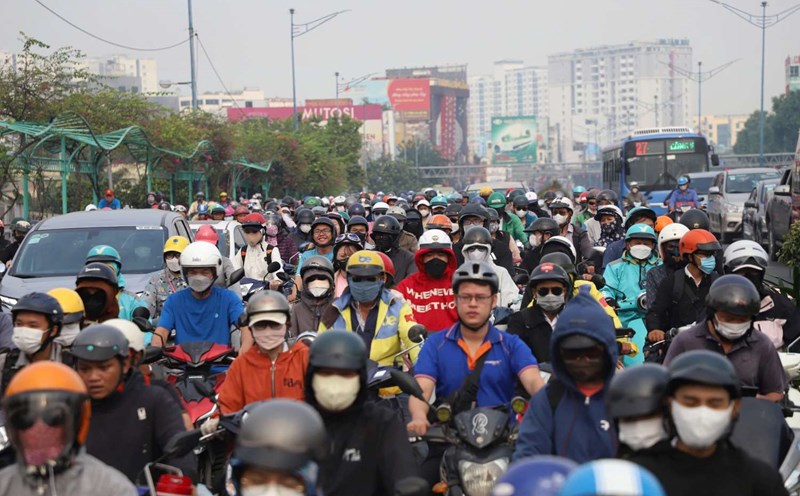 The weather in the South is not rainy, the weather is cold. Illustration photo: Minh Quan