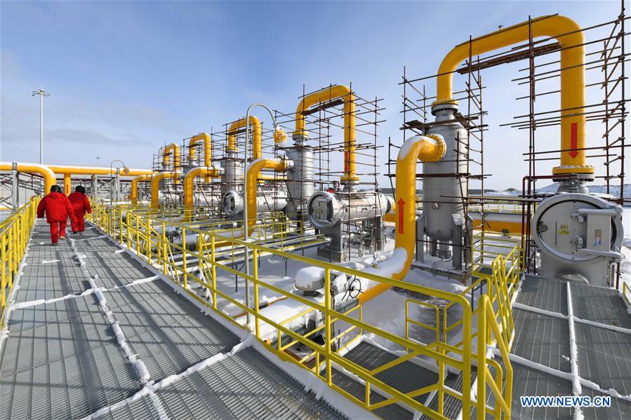 Diversifying energy exports is one of the factors helping Russia's economy grow. Photo: Xinhua