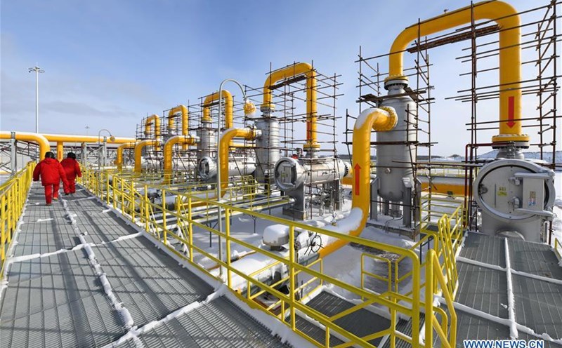 Diversifying energy exports is one of the factors helping Russia's economy grow. Photo: Xinhua