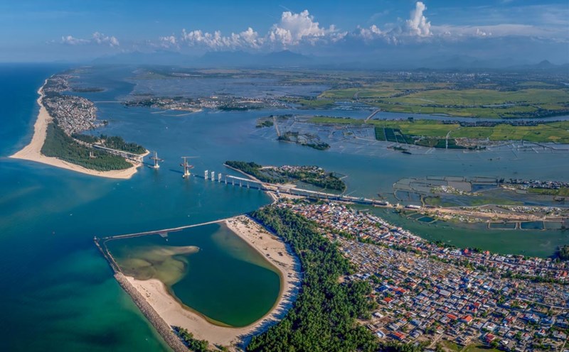 A corner of Hue city seen from an aerial photo
Photo: Nguyen Tan Anh Phong