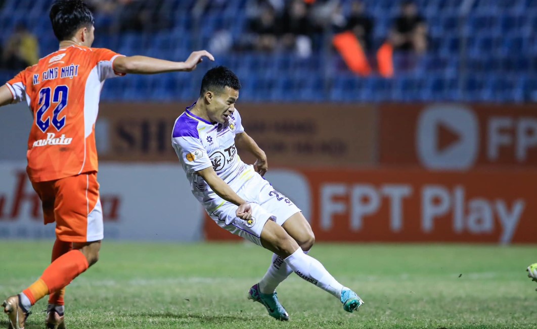 Hanoi FC won 3 points against Da Nang in round 10 of V.League 2024-2025. Photo: HNFC