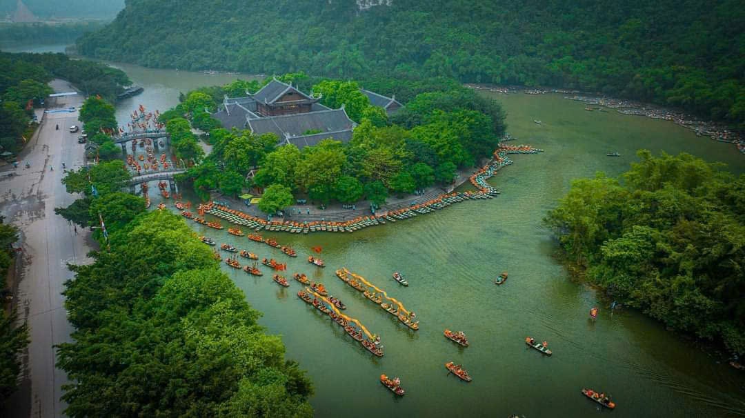 Trang An Eco-tourism Area (Ninh Binh) is expected to attract a large number of visitors during the Lunar New Year 2025. Photo: Truong Huy