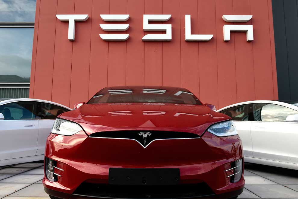 Hon 77.000 xe Tesla bi yeu cau thu hoi tai Trung Quoc do van de an toan. Anh: AFP