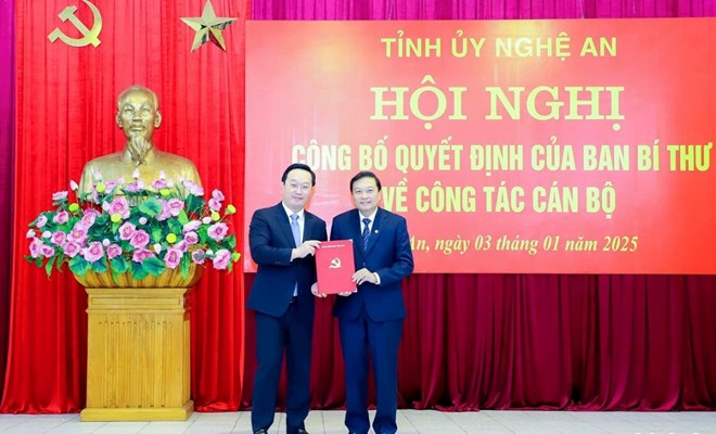 Bổ nhiệm, bầu nhân sự ở Nghệ An, Bắc Giang, Hải Phòng