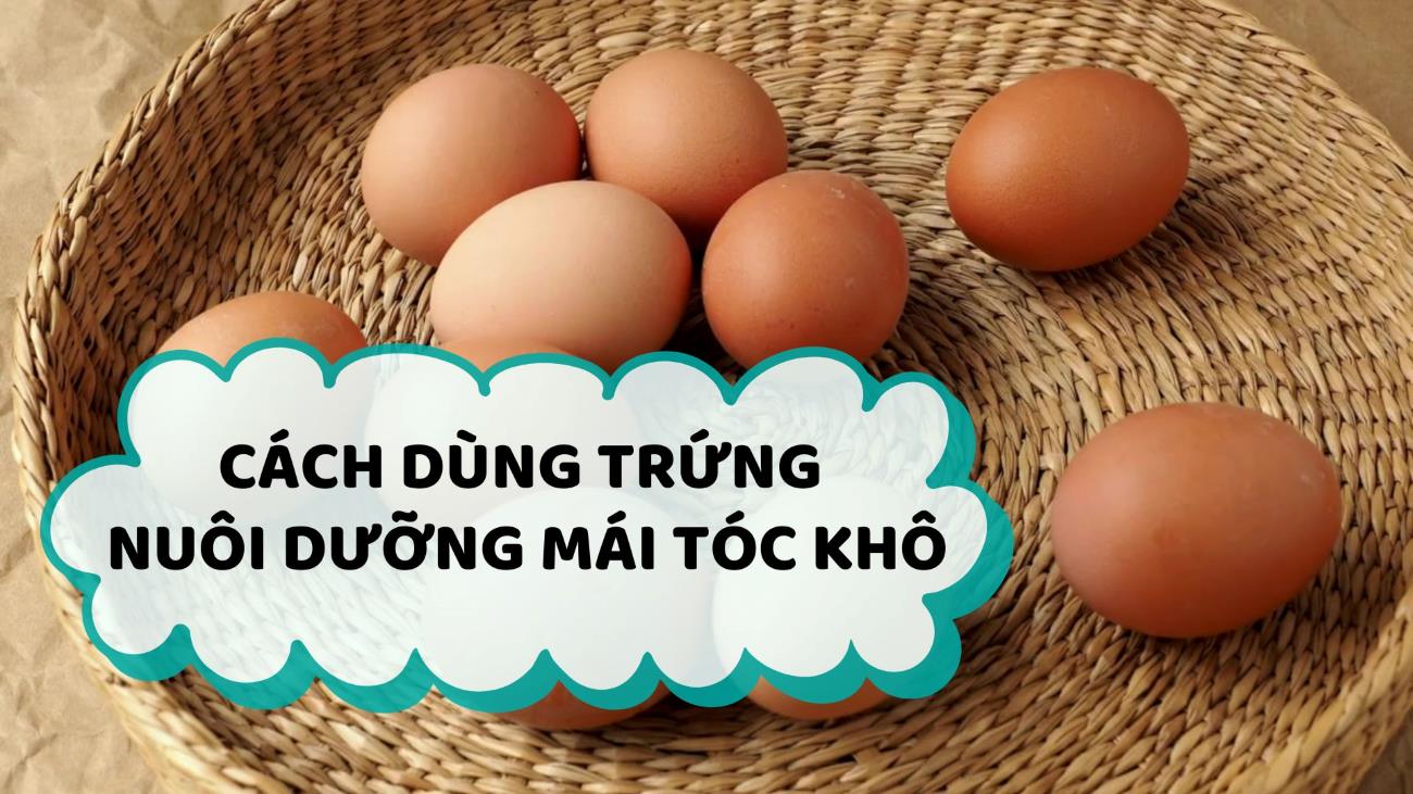 Eggs help nourish hair.