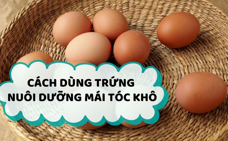Eggs help nourish hair.