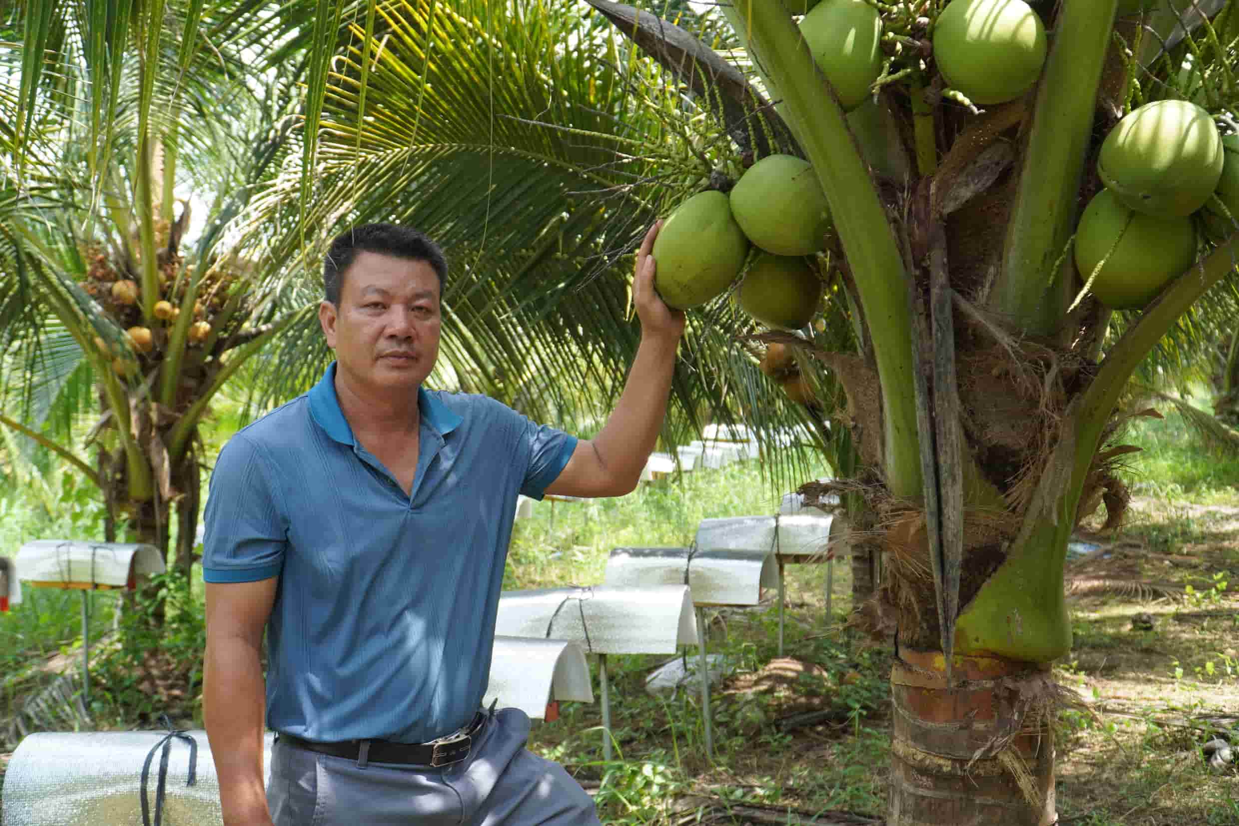Trang trai rong gan 130 ha duoc ong Nguyen Minh Thanh gay dung tu khoang 4 nam truoc. Anh: Binh Quy  