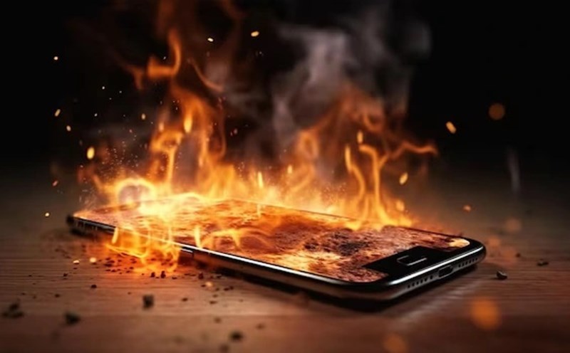 Recently, there have been many cases of phones exploding while charging, causing injuries. Illustration: Khanh Hung