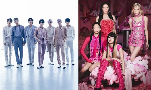 Blackpink và BTS. Ảnh: AllKpop.