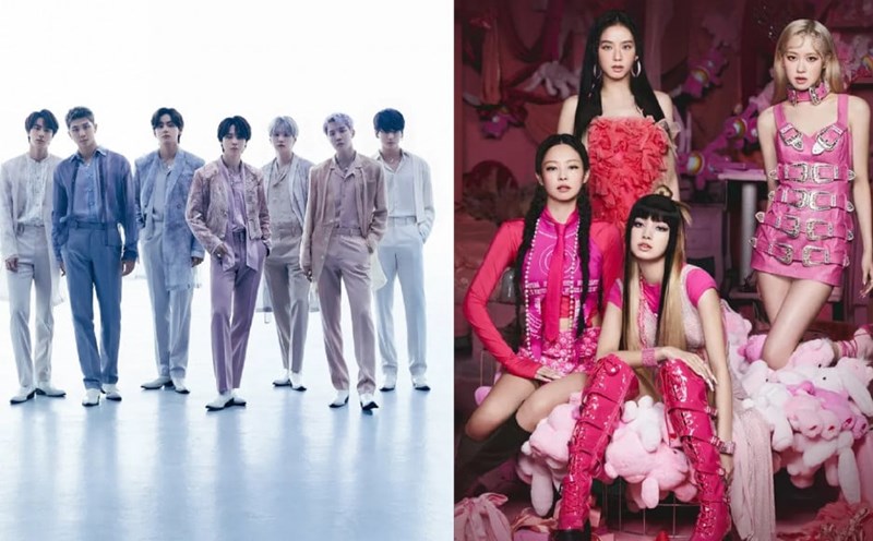 Blackpink and BTS. Photo: AllKpop.