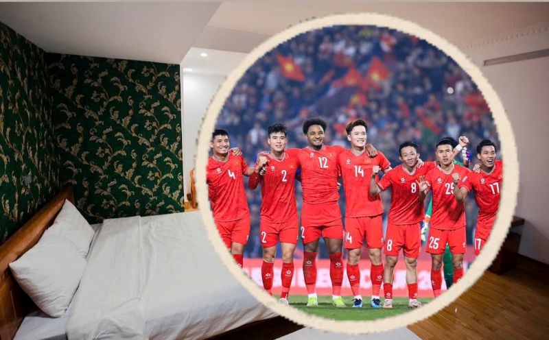 "Sold out" of motel and hotel rooms around Viet Tri Stadium when Vietnam team plays Thailand in the final of ASEAN Cup 2024. Photo: KS.VA/Minh Dan