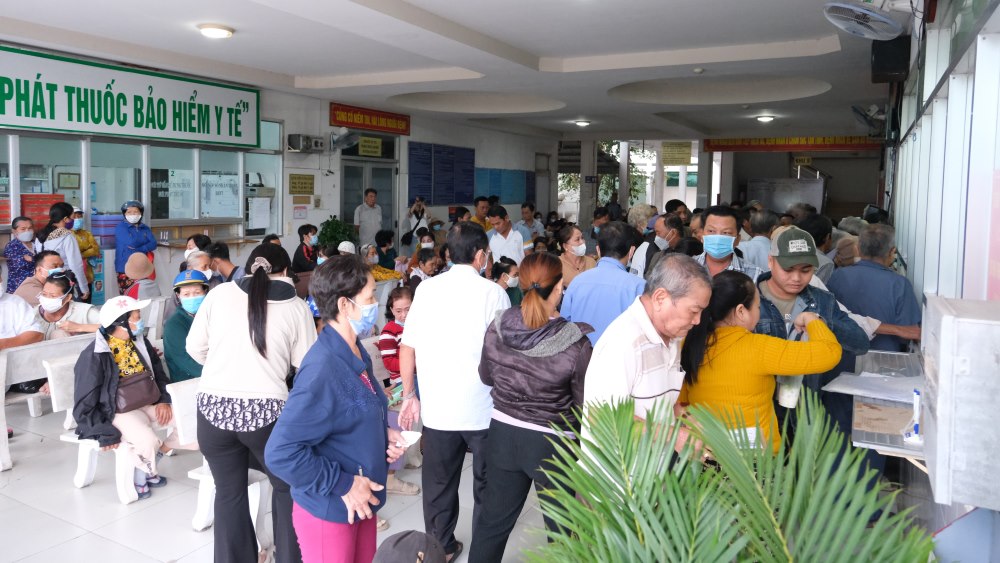 At the beginning of the year, the number of patients coming to Can Tho Medical Center increased dramatically