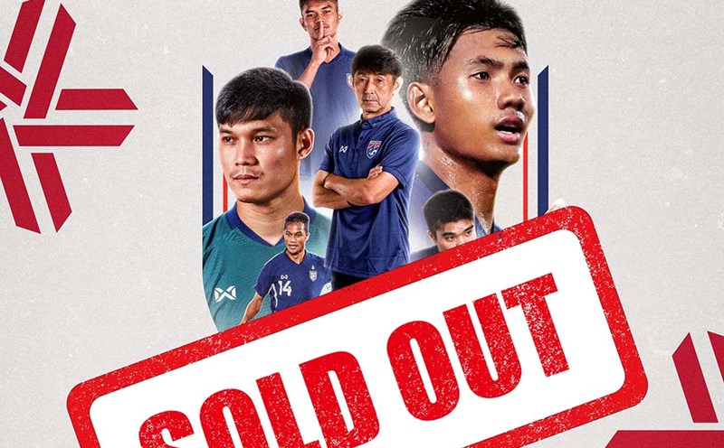 47,000 tickets for the second leg of the 2024 ASEAN Cup final between Thailand and Vietnam sold out in less than 2 hours. Photo: Changsuek