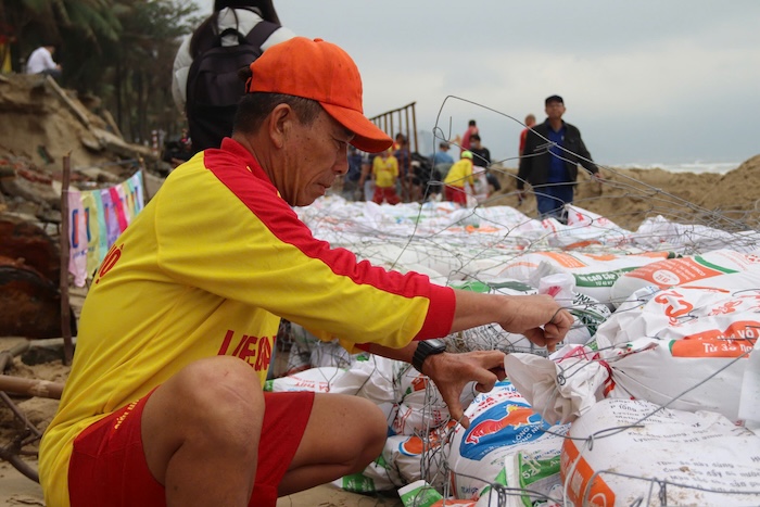 Da Nang is making efforts to protect My Khe beach. Photo: Nguyen Linh