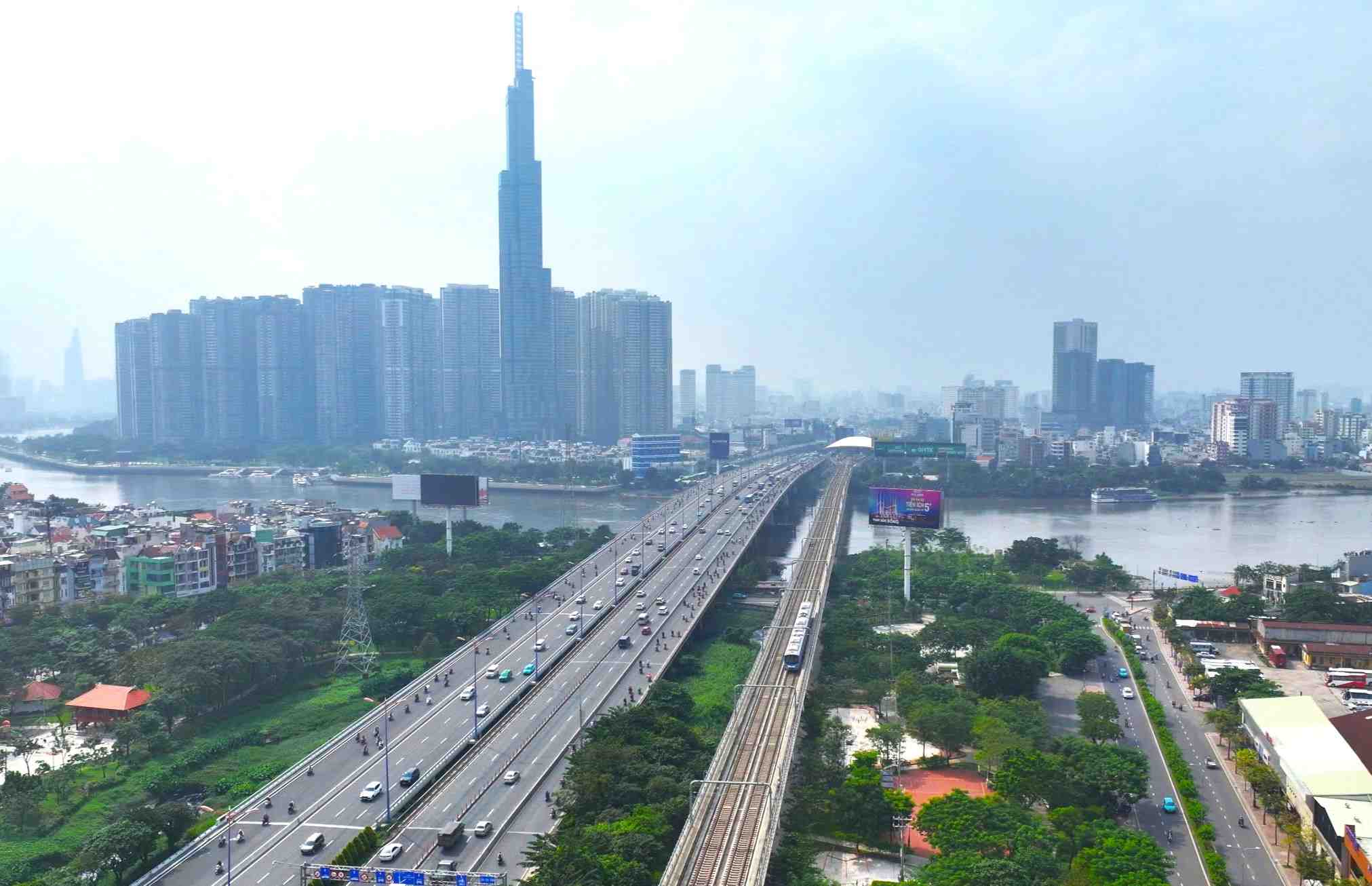 Ho Chi Minh City will establish an international financial center. Photo: Anh Tu