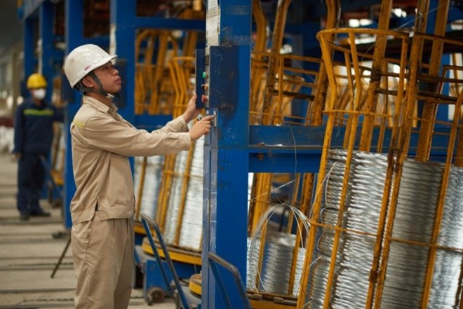 Hai Duong has actively removed difficulties for businesses in production activities. Photo: Hoa Phat Steel