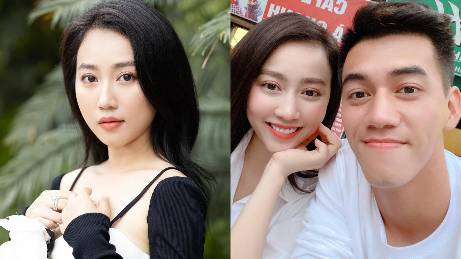 Tien Linh once dated actress Huynh Hong Loan. Photo: FBNV