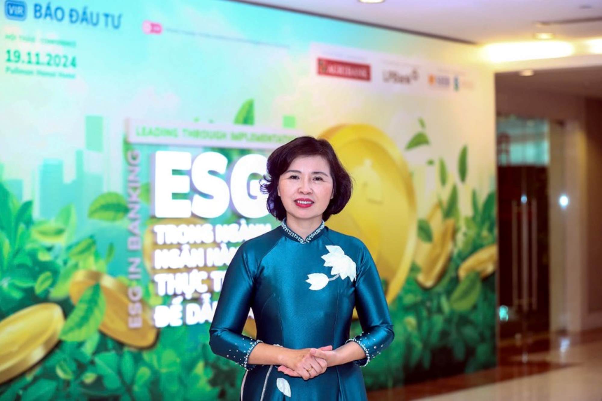 TS. Nguyễn Thị Thu Hà, Giám đốc Trường Đào tạo cán bộ Agribank, Phó trưởng ban Chỉ đạo ESG Agribank. Ảnh: Đức Thanh