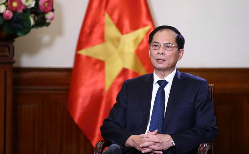 Member of the Party Central Committee, Deputy Prime Minister, Minister of Foreign Affairs Bui Thanh Son. Photo: Hai Nguyen