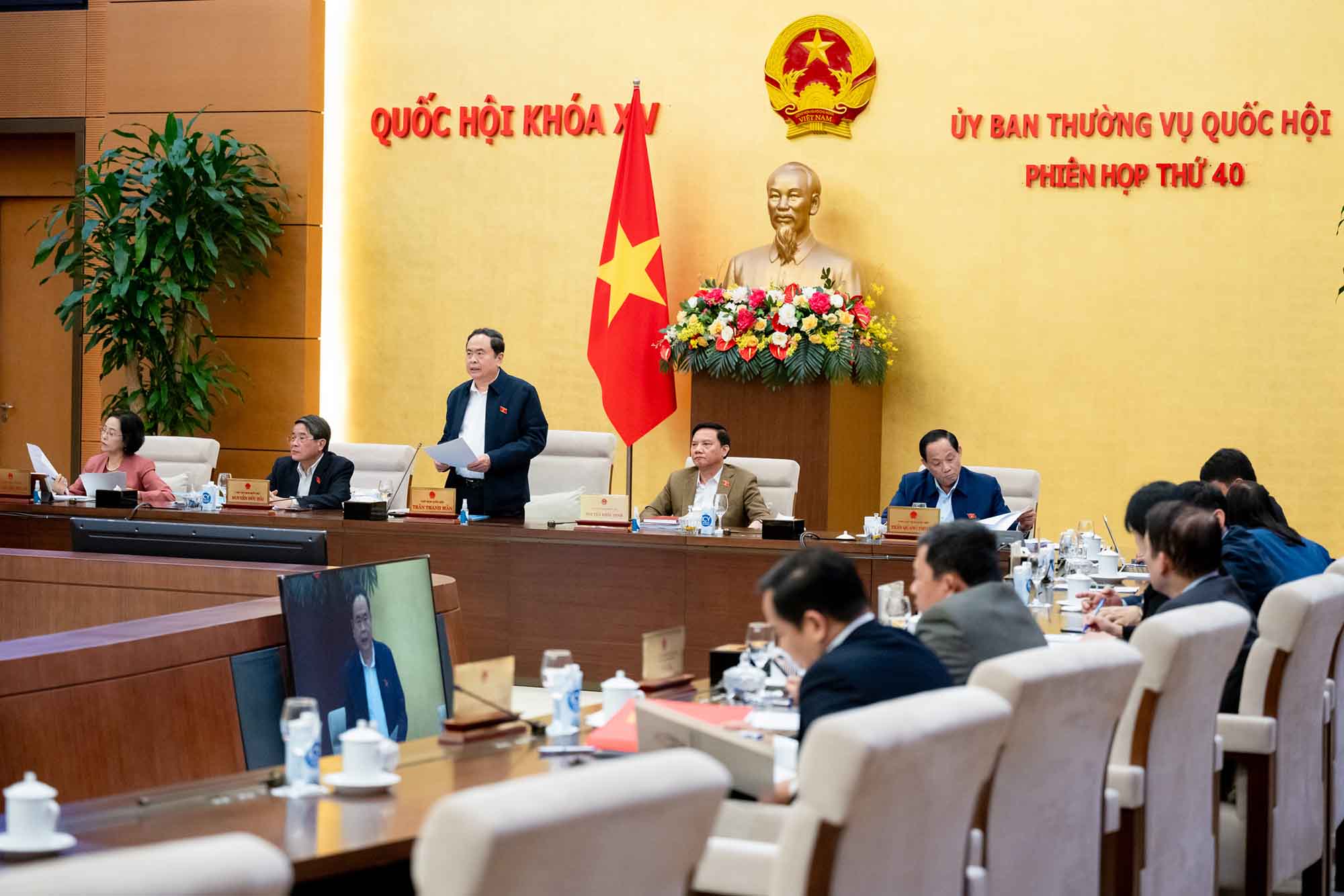 The National Assembly Standing Committee will give its opinion on the preparation for the 9th Extraordinary Session of the 15th National Assembly at the upcoming 41st Session. Photo: Quochoi.vn