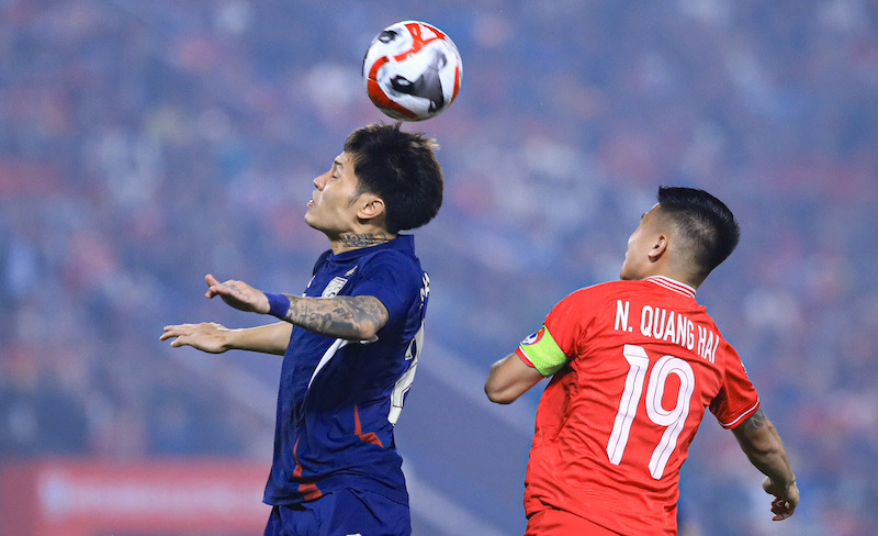 The Vietnamese team has an advantage over Thailand. Photo: Minh Dan