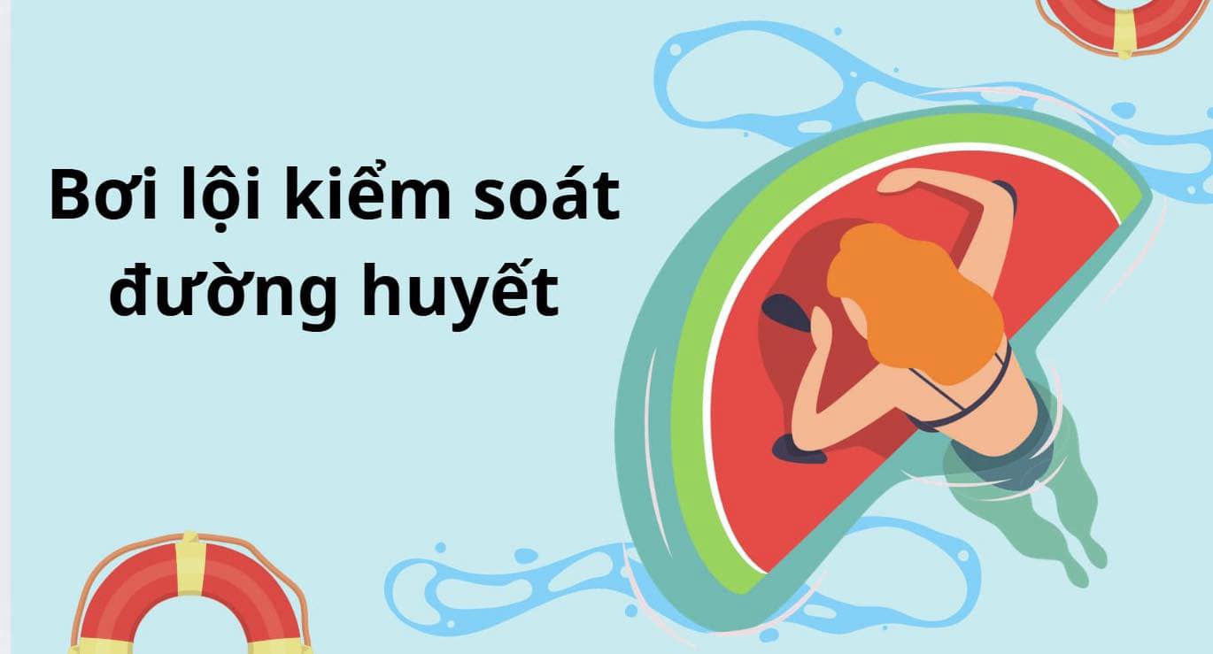 Swimming controls blood sugar. Graphics: Huong Giang