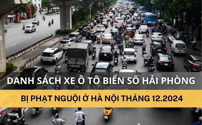 The following Hai Phong license plates should be brought to the police immediately for handling of fines