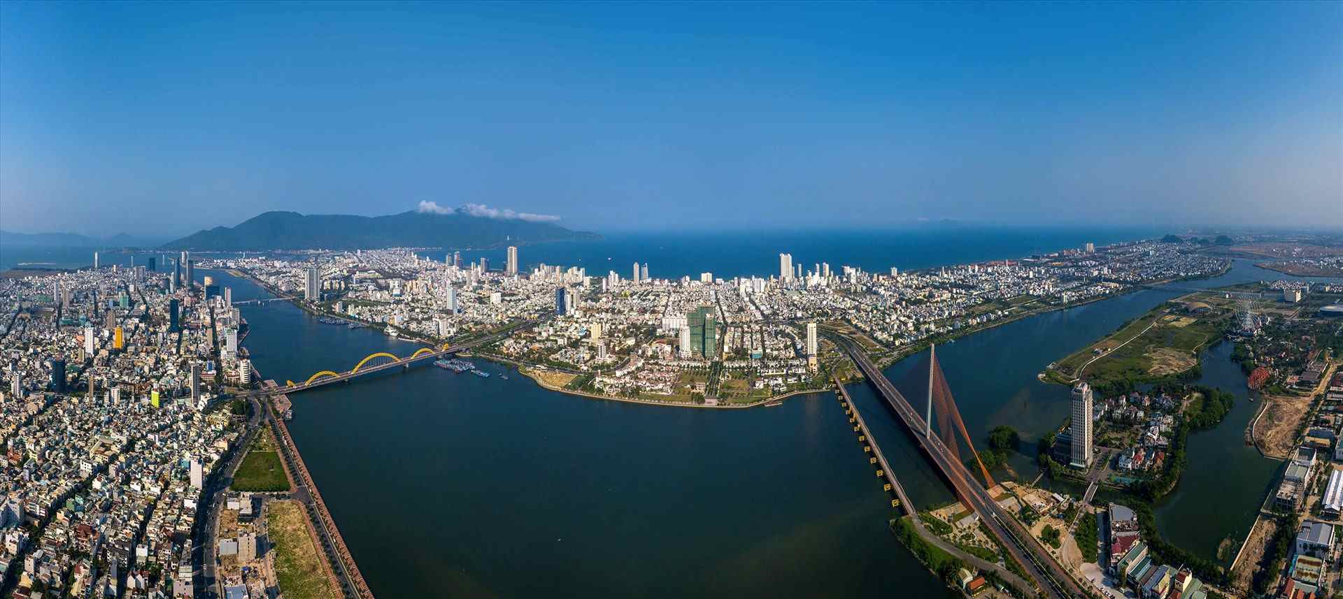 Da Nang - a city full of positive energy - seen from above. Photo: Kim Lien