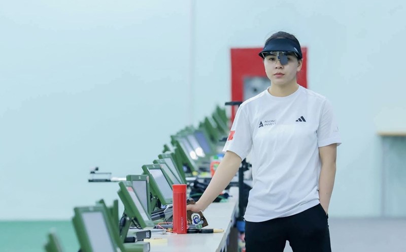Shooter Trinh Thu Vinh. Photo: Bui Luong