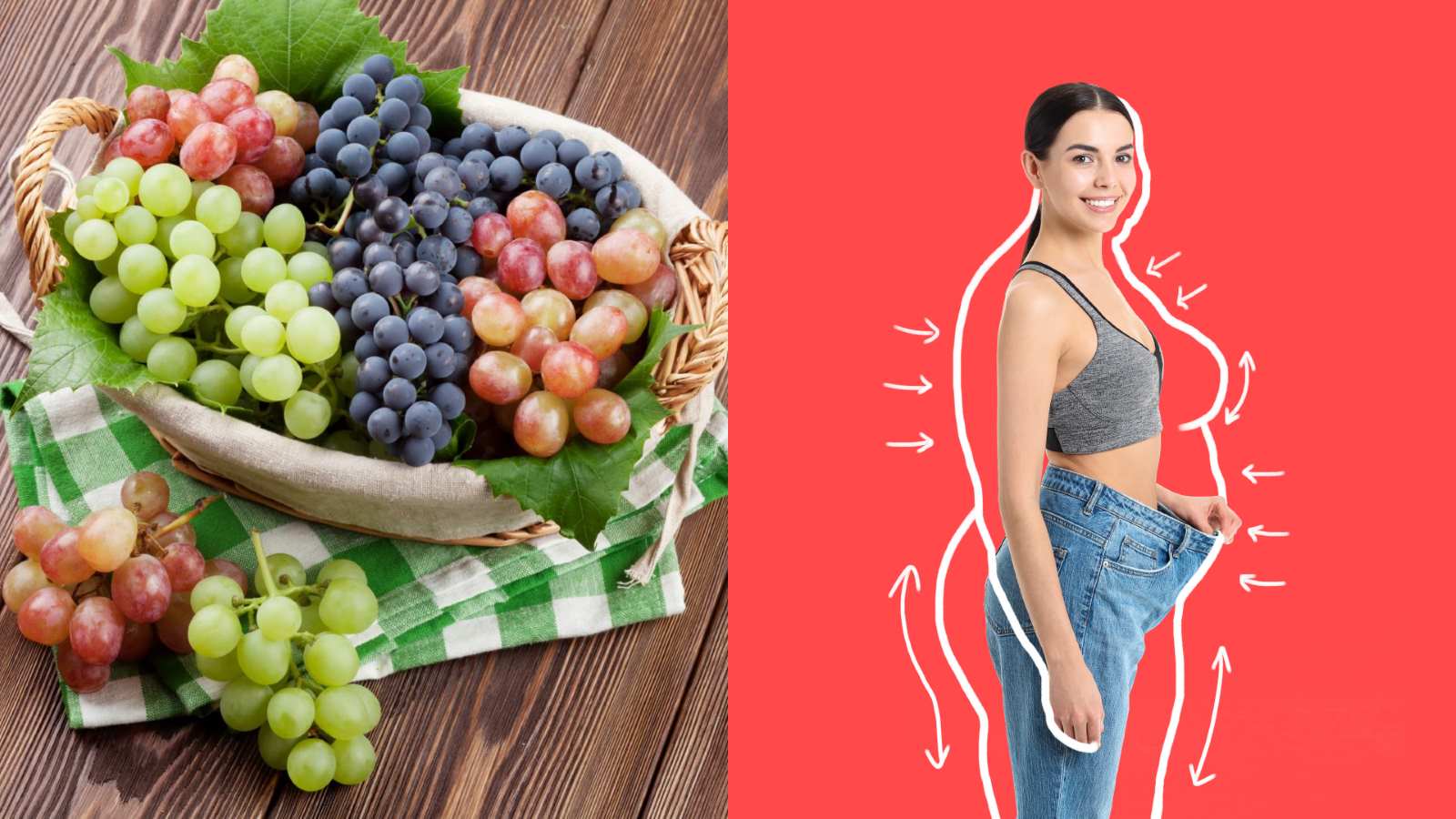 Add grapes to your diet for effective weight loss. Image courtesy: Adobe Stock