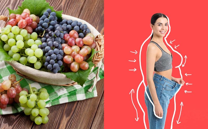 Add grapes to your diet for effective weight loss. Image courtesy: Adobe Stock
