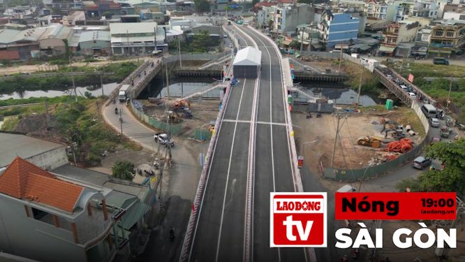 Hot in Saigon: Hundred billion dong bridge in the Southwest area before opening to traffic