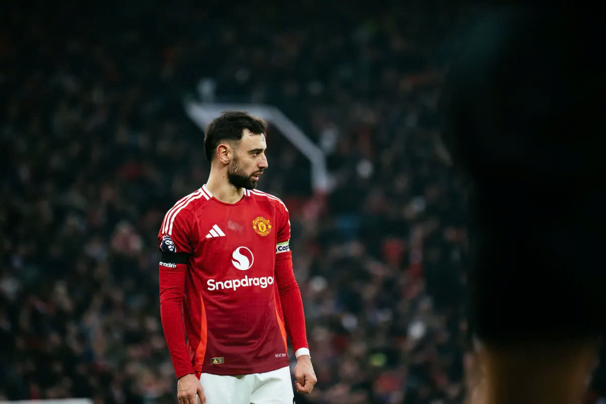 Bruno Fernandes' disappointment. Photo: EPL