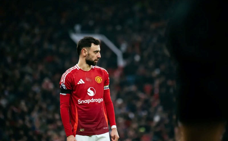 Bruno Fernandes' disappointment. Photo: EPL