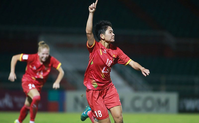 Tuyet Ngan and the HCMC women's club competed successfully in the group stage of the AFC Women's Champions League. Photo: Thanh Vu