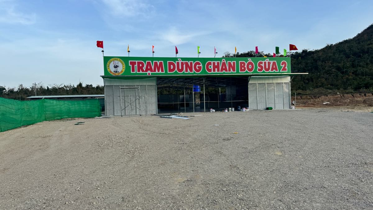 Nha dung nghi ben trong tram dung nghi cao toc Vinh Hao - Phan Thiet km205. Anh: Duy Tuan 