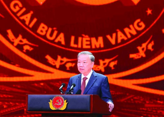 Phát biểu của Tổng Bí thư Tô Lâm  tại Lễ trao Giải báo chí toàn quốc về xây dựng Đảng