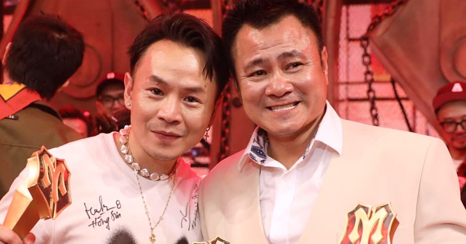 People's Artist Tu Long and Binz became close after the show Call Me by Fire. Photo: FBNV
