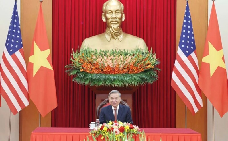 General Secretary To Lam had a phone call with US President-elect Donald Trump in November 2024. Photo: VNA