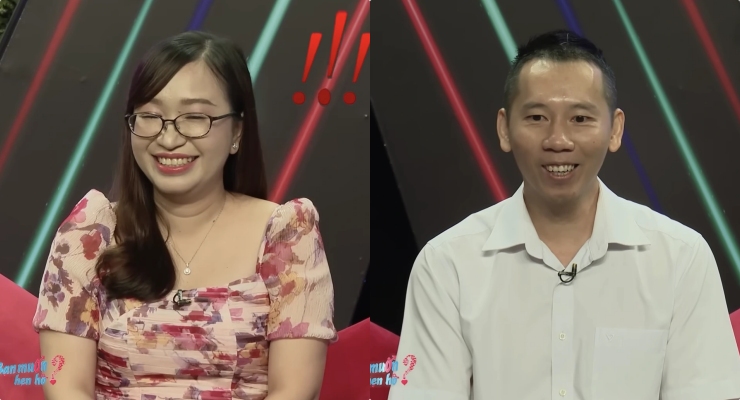 Couple at "You want to date". Photo: Producer.