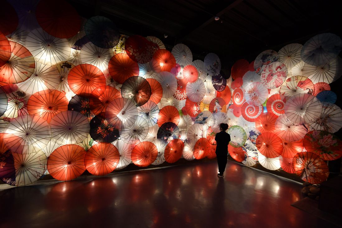 Admire the moment at the garden of light (Da Lat).