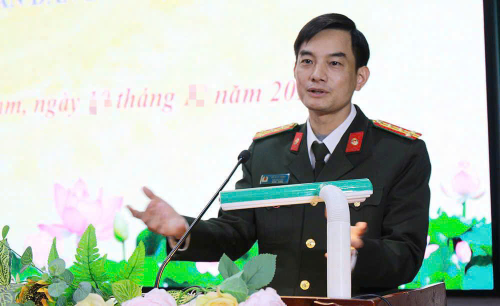 Đại tá Đỗ Đức Trịnh phụ trách Công an tỉnh Bắc Giang từ 20.1. Ảnh: Công an Bắc Giang

